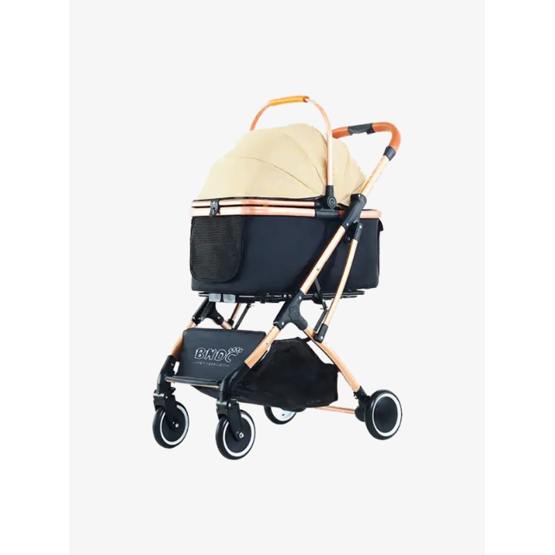 BNDC Pet Stroller 106 (Khaki) for Dog & Cats