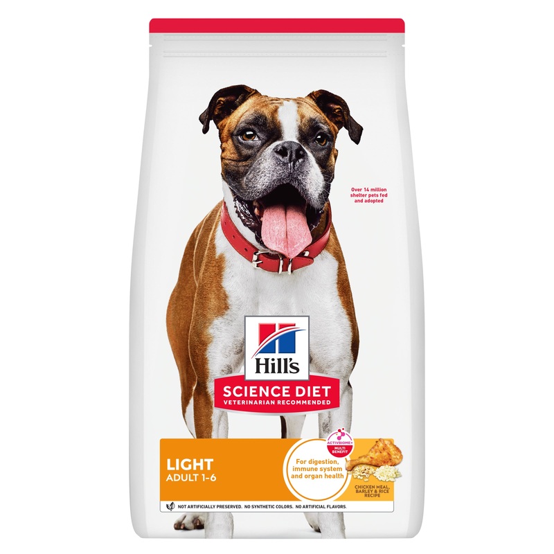 Hill’s Science Diet Adult Light Chicken Meal & Barley Recipe Dry Dog Food