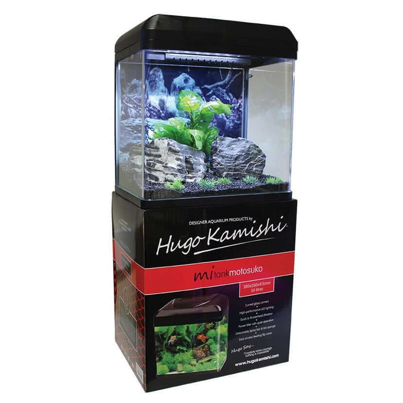Hugo Motosuko Aquarium 30L Blk –