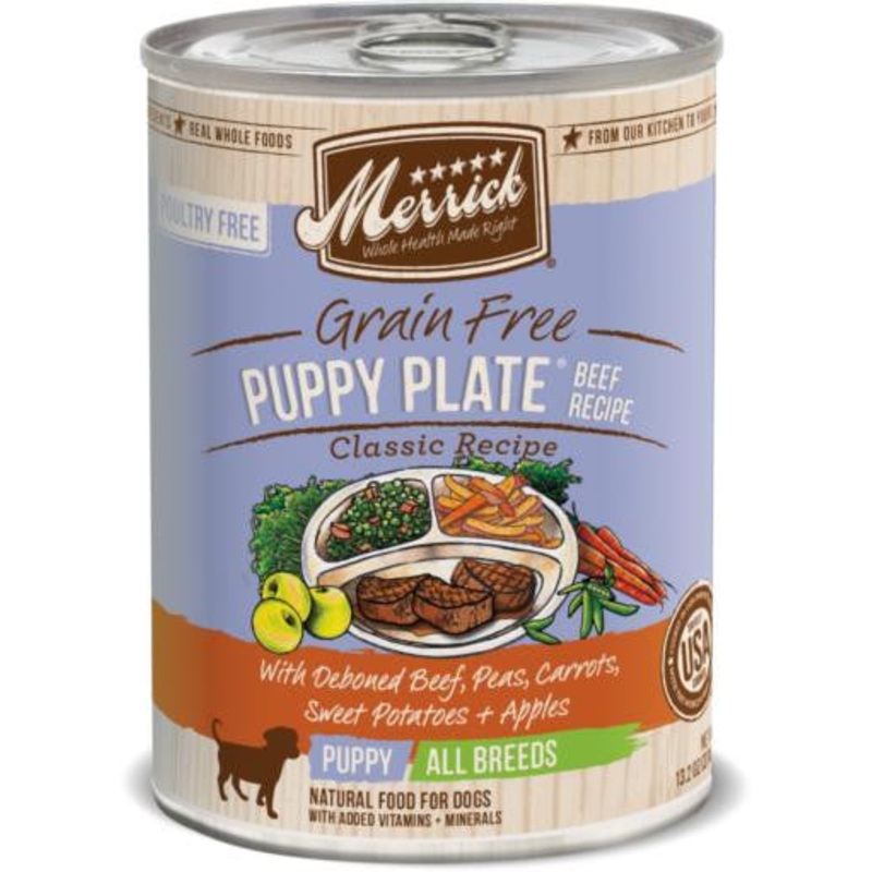 Merrick Classic Puppy Plate Beef 12/12.7oz {L-1x} 295839
