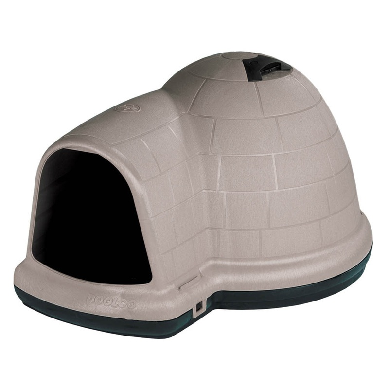Petmate Indigo Dog House Taupe/Black LG