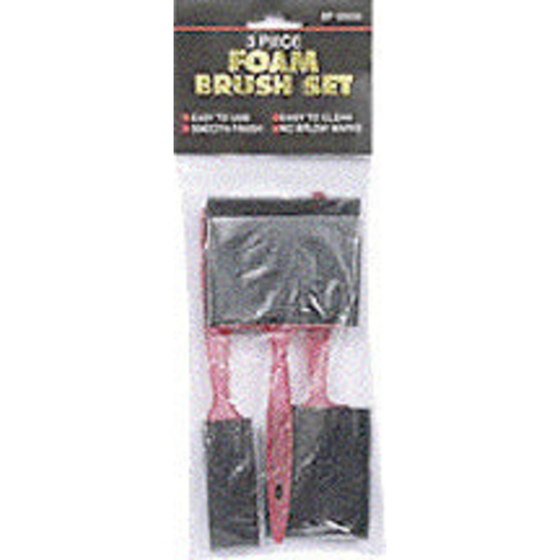 3PC FOAM PAINT BRUSHSET (BF-05033)