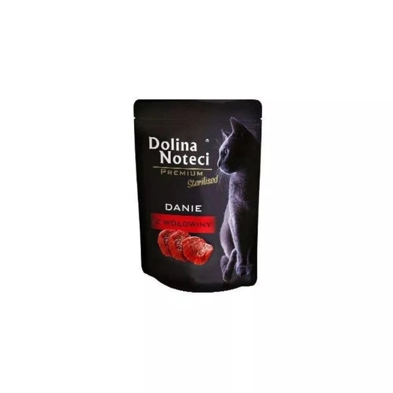 Guliaas sterilizuotoms katms su jautiena Dolina Noteci Dish, 85 g