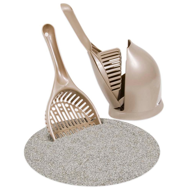 Petmate Scoop ‘N’ Hide Cat Litter Scoop Titanium One Size
