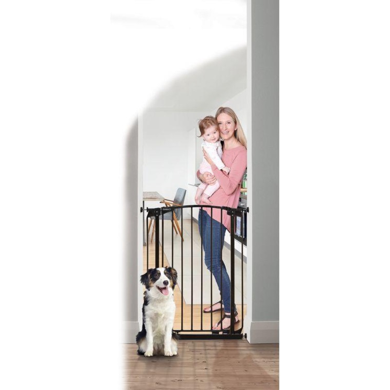 ZOE EXTRA-TALL AUTO CLOSE PET SECURITY GATE- BLACK
