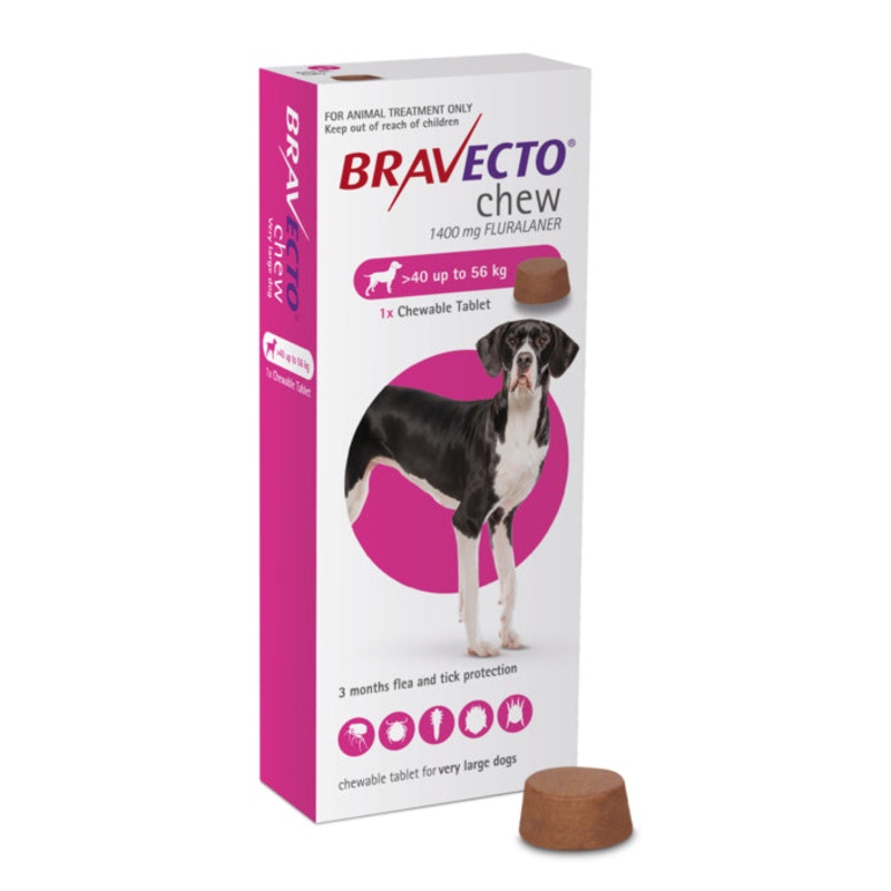Bravecto Chew for Very Large Dogs 40-56kg