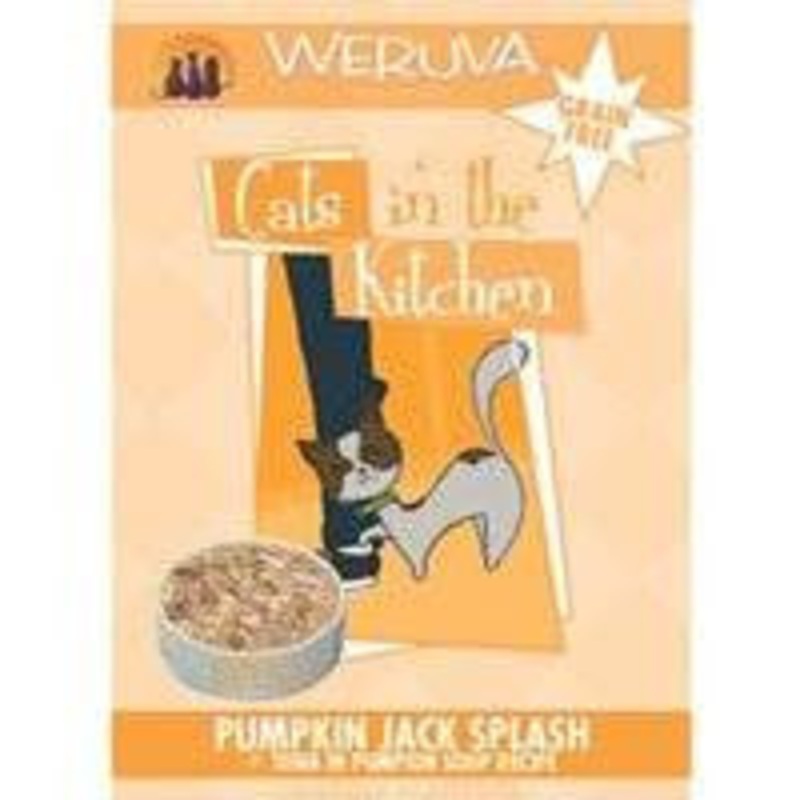 Weruva Pumpkin Jack Splash Cat 3oz. Pouch 8 Count Tray {L+x} 784503