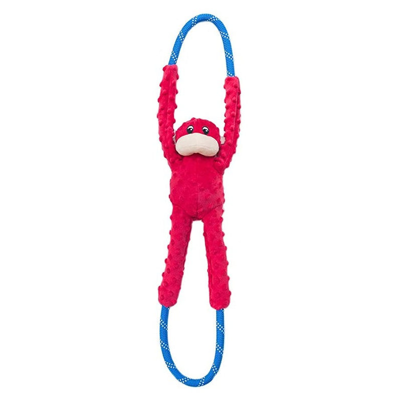 Zippypaws Monkey RopeTugz – Red