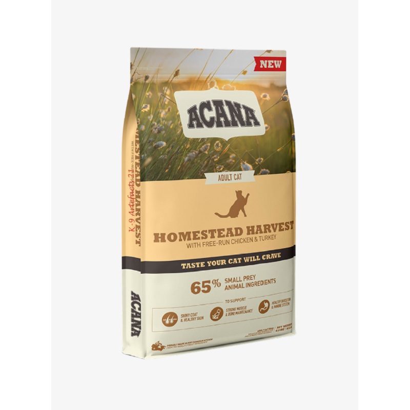 ACANA Classic Homestead Harvest with Free-Run Chicken & Turkey 4.5kg, Dry Food for Cats