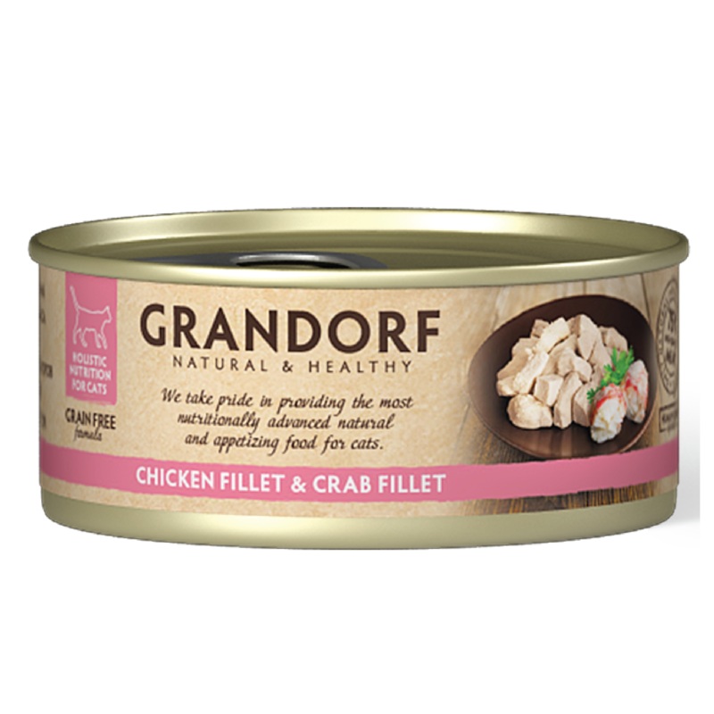 Grandorf Chicken Breast & CrabFillet  –  70g Pack of 6 –