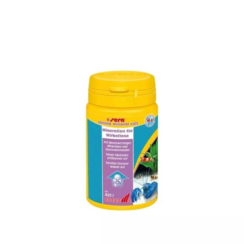 Sera akvariumo prieiros priemon Shrimp Mineral Salt, 100 ml