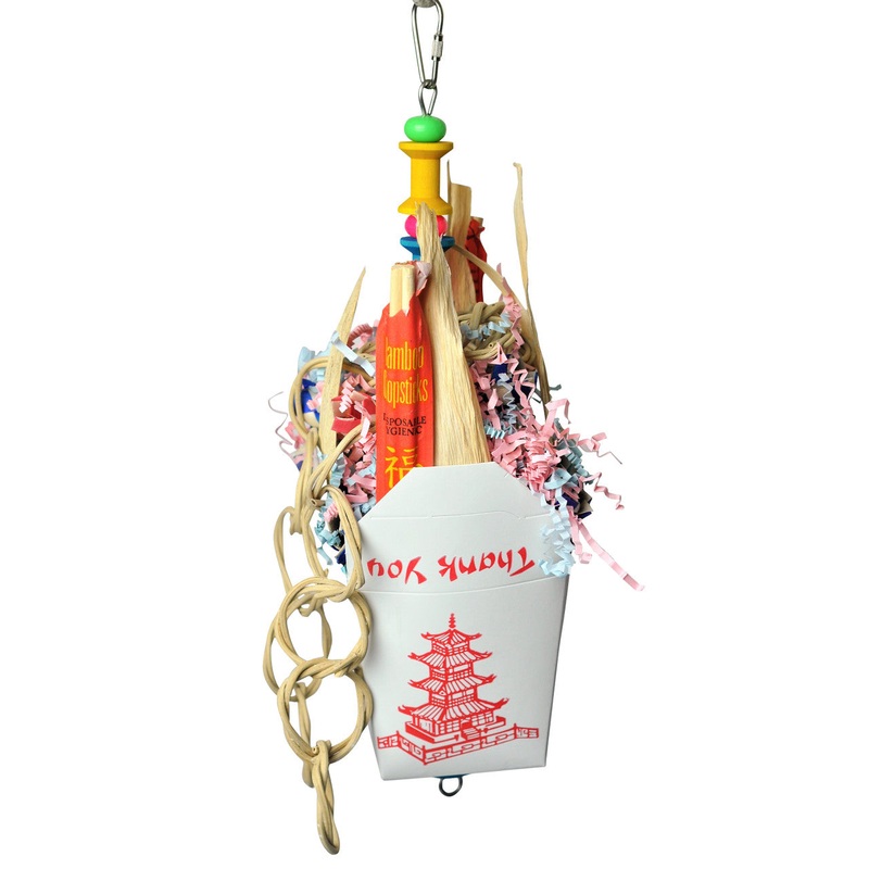 A & E Cages Happy Beaks Chinese Take Out Bird Toy One Size