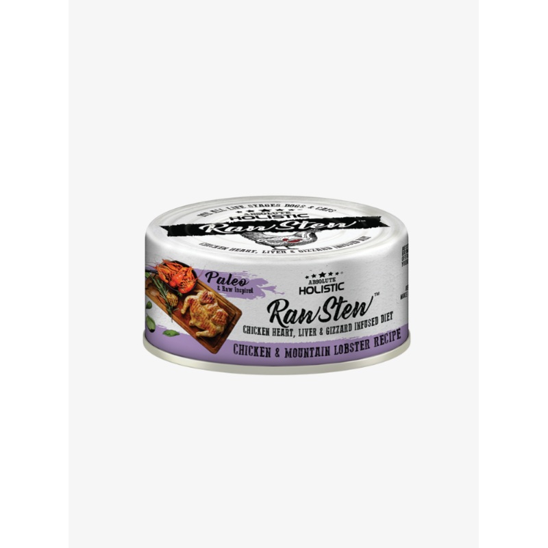 Absolute Holistic Rawstew Chicken & Lobster Dog and Cat Food 80g