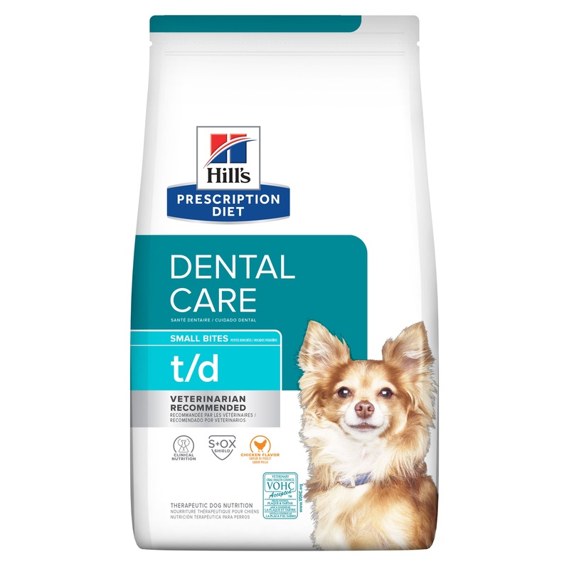 Hill’s Prescription Diet t/d Small Bites Dental Care Dry Dog Food