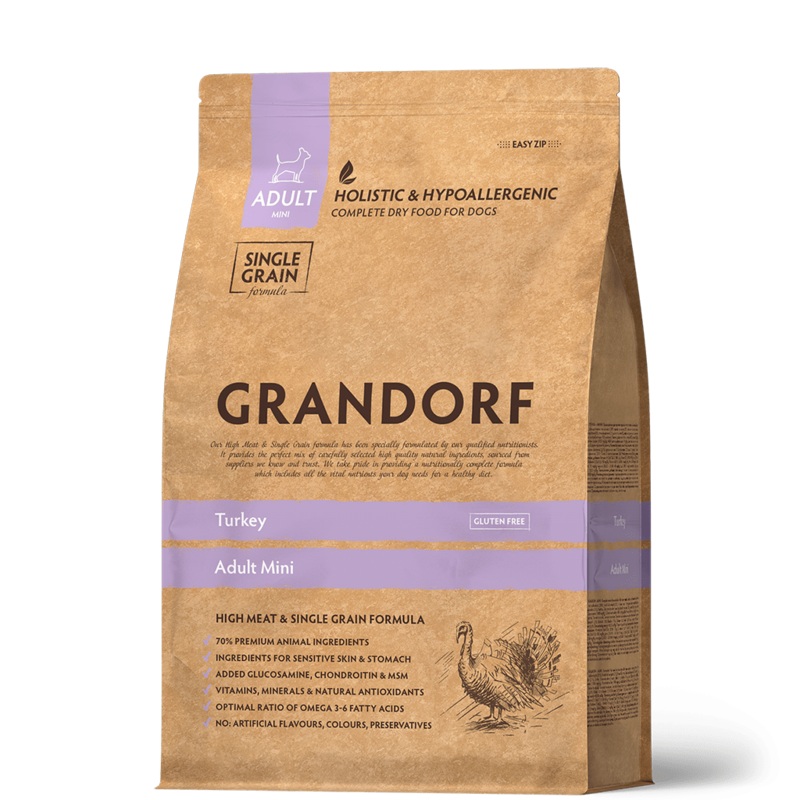 Grandorf Turkey  –  Adult Mini Breeds 1kg –