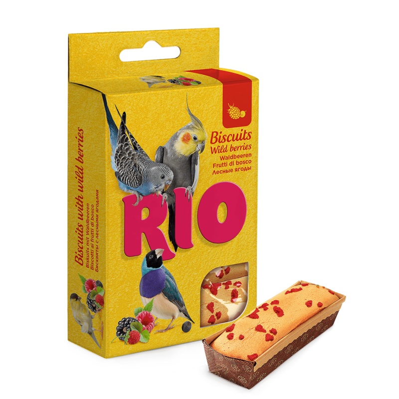 RIO Biscuits for all birds with wild berries 5x7gm –