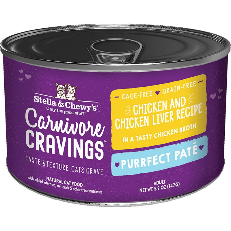 Stella & Chewy’s Cat Carnivore Cravings Pate Chicken & Liver 5.2oz