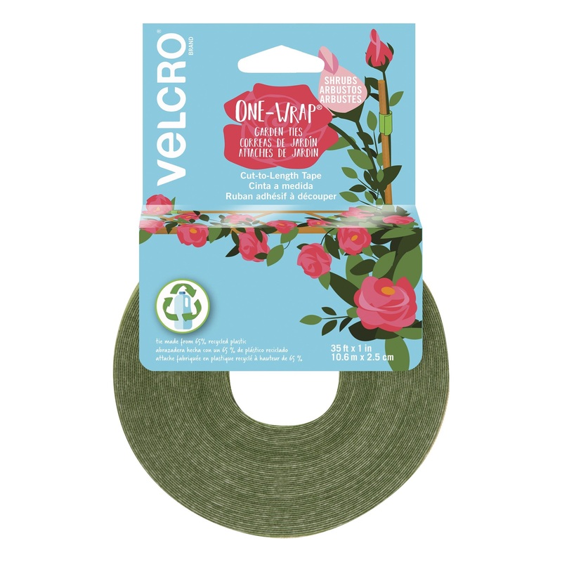 VELCRO Brand Garden Ties|1/2″ x 50’|1/2″ x 8″ Green