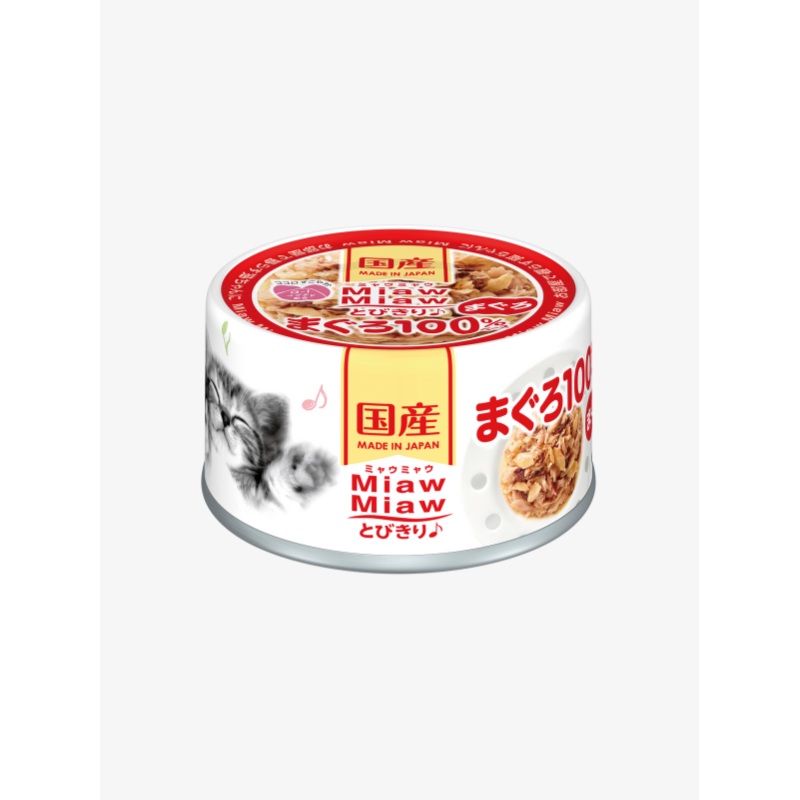 Aixia Miaw Miaw Wet Canned Food for Cats (Tuna) 60g