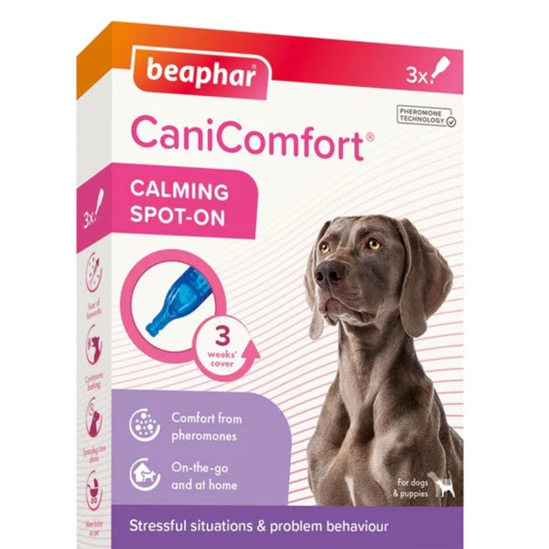 Beaphar Canicomfort Spot On For Dogs 3 x 1ml