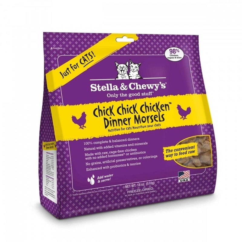 Stella & Chewy’s 18 oz. Freeze-Dried Chick, Chick, Chicken Dinner for Cats {L+1x} 860162