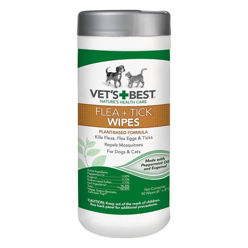 Vet’s Best Flea + Tick Wipes 50 ct