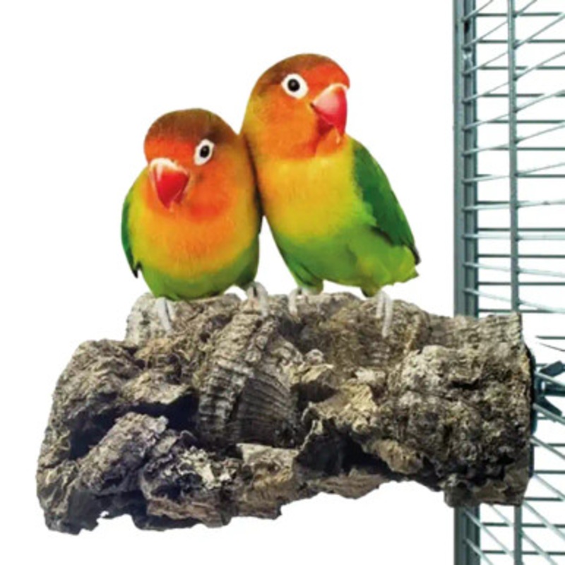 Back To Nature Cork Platform Parrot Perch Small