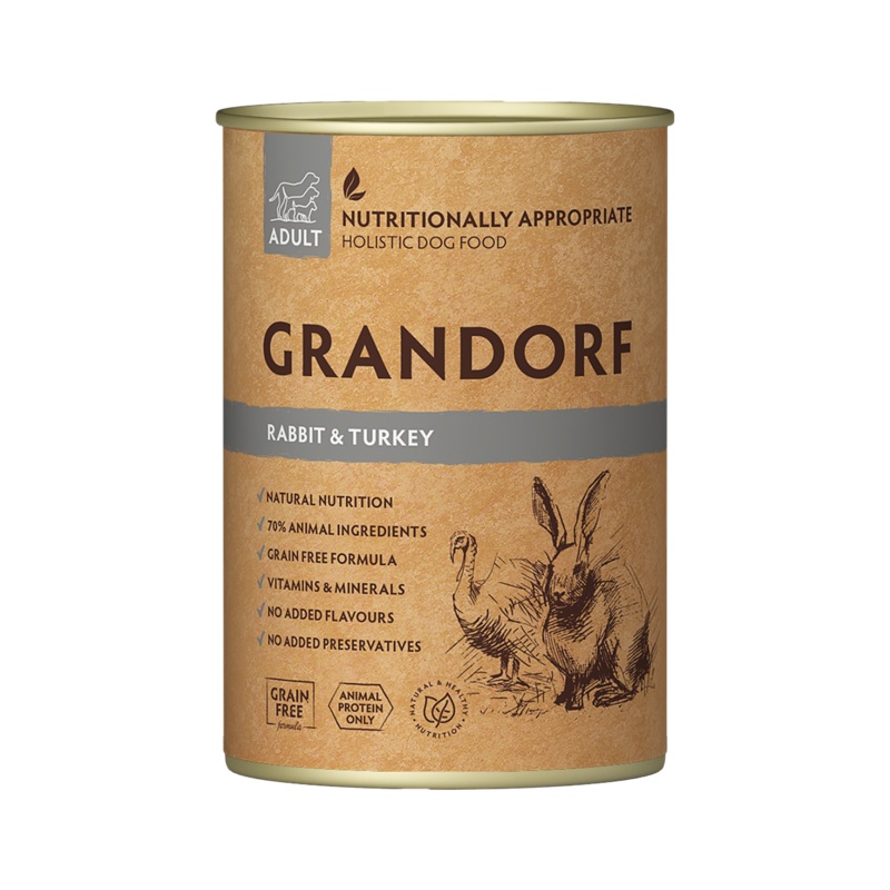 Grandorf Rabbit & Turkey – Adult 400g –