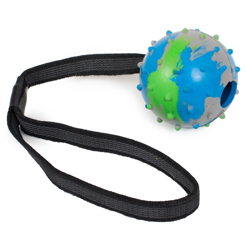 Farm Company Dental Camo rubber ball w/antskid handle – 6.5 cm –