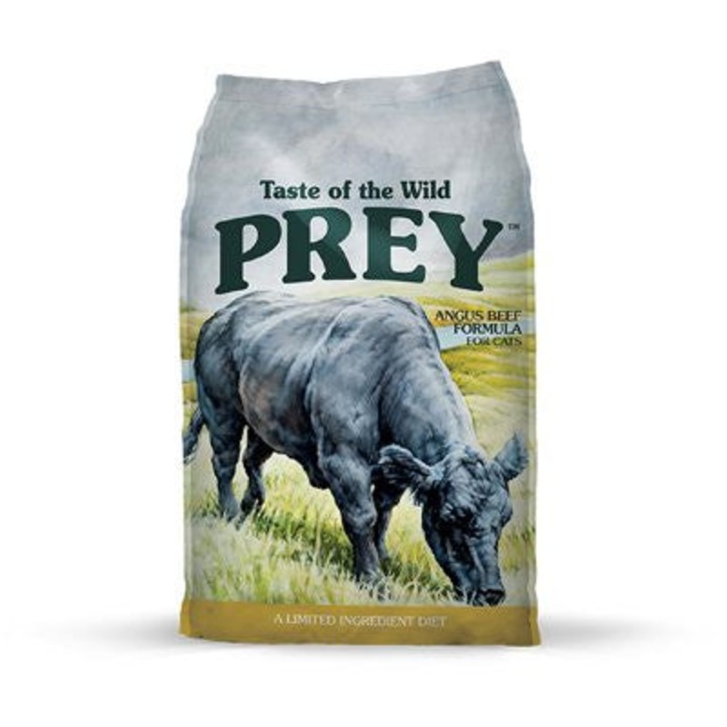 Taste of the Wild Prey Angus Beef Dry Cat Food 15lb – 418353 {L-1} SD-3
