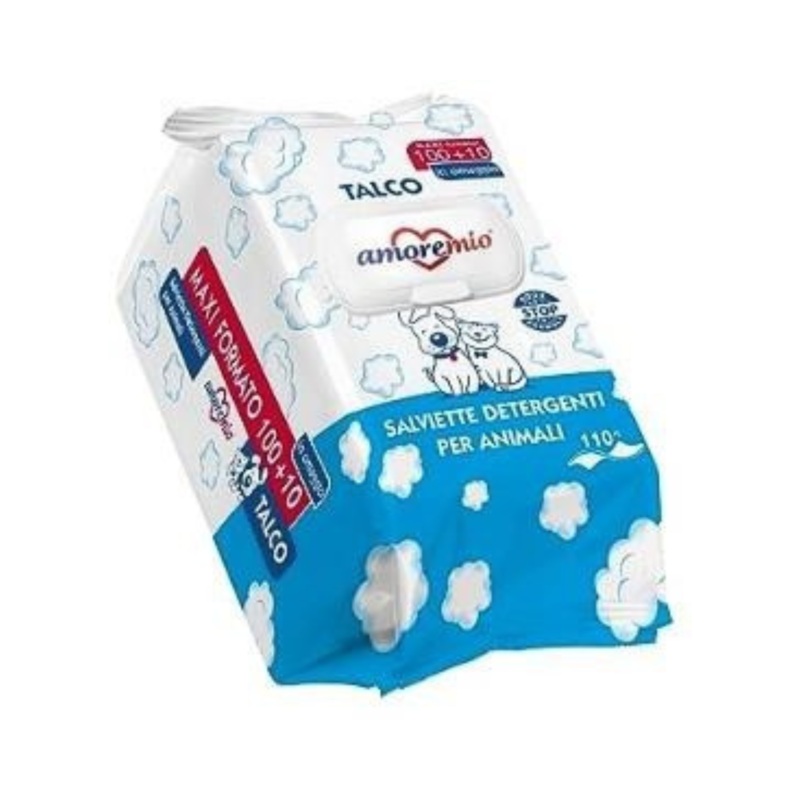 WET WIPES FOR DOGS BABY POWDER