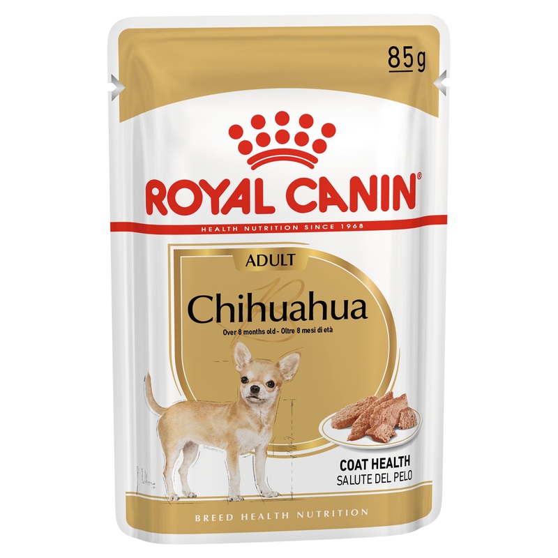 Royal Canin Chihuahua Breed Adult Wet Dog Food Pouches (85 grams x 12 Pouches)