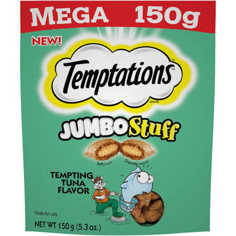 Whiskas Temptations Jumbo Stuffed Tuna 10/5.29Z {L-1}798663