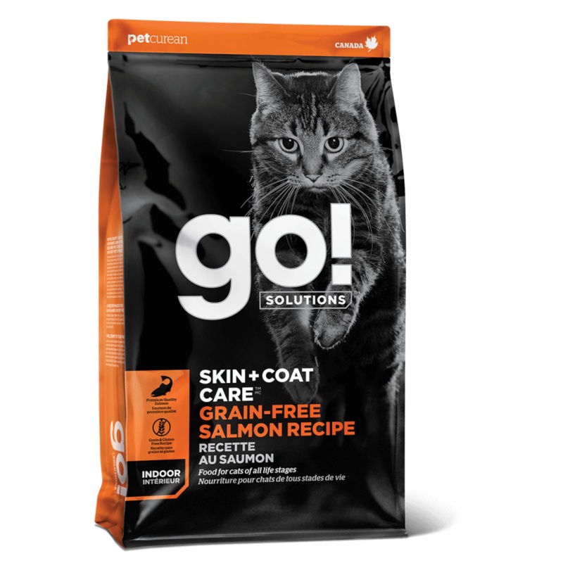 GO! Solutions Skin & Coat Care Grain Free Salmon Recipe Cat Dry Food 3.63kg