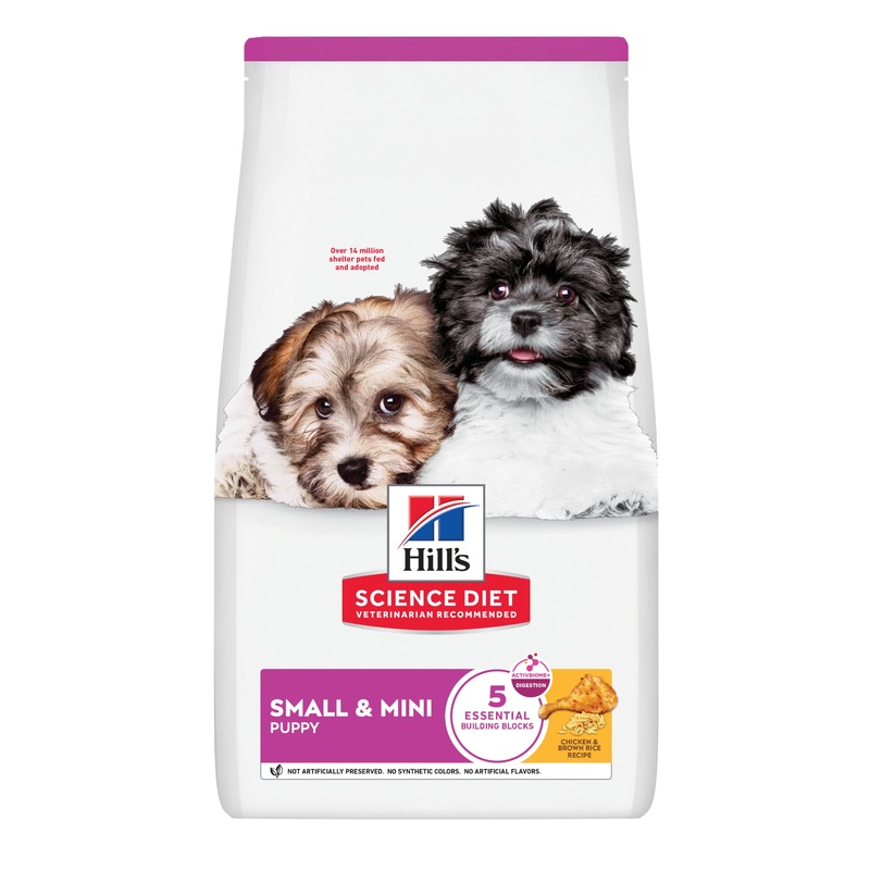 Hill’s Science Diet Puppy Small & Mini Chicken & Brown Rice Recipe Dog Food 1.5kg