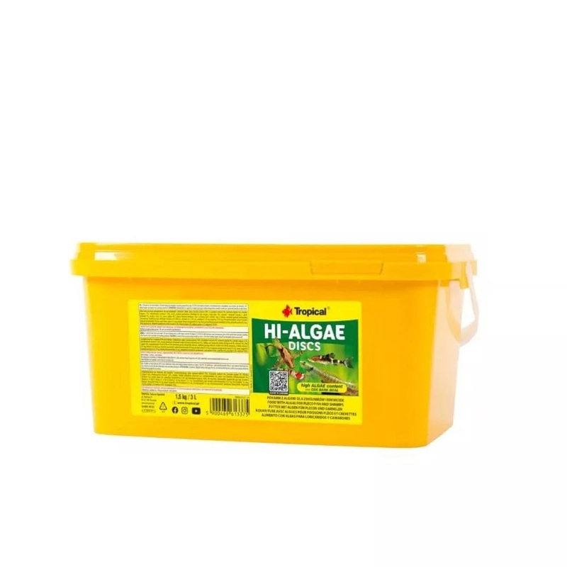 Tropical HI-Algae Discs paaras uvims 3 l (1,5 kg)