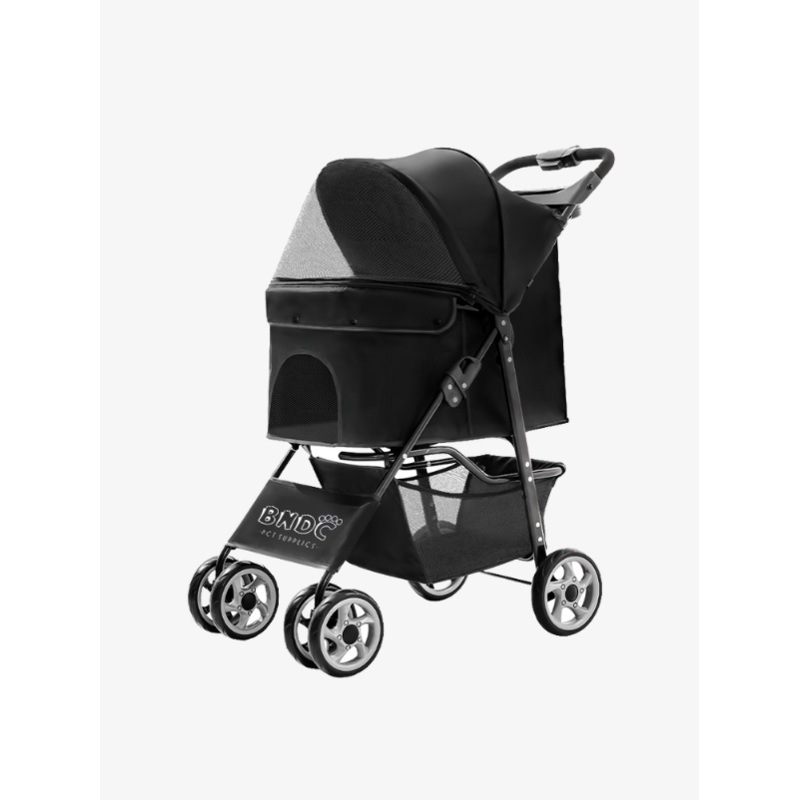 BNDC Pet Stroller 102 (Black) for Dog & Cats
