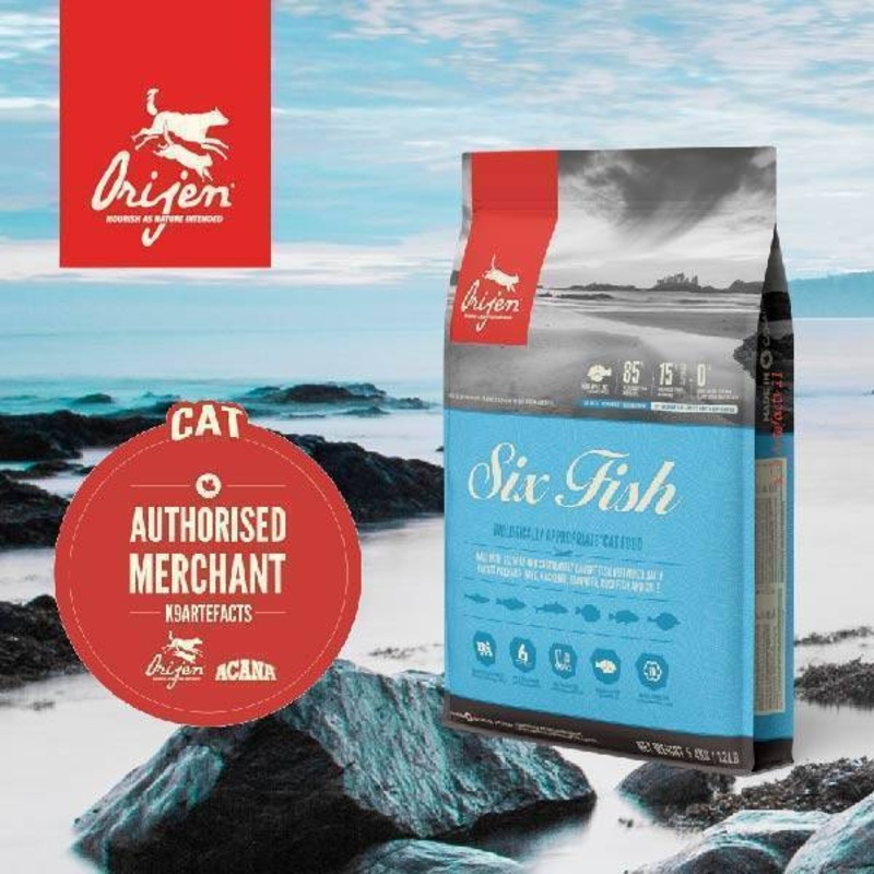 *DONATION TO THE CAT MUSEUM* Orijen Whole Prey Diet Cat 6 Fish Formula 5.4kg
