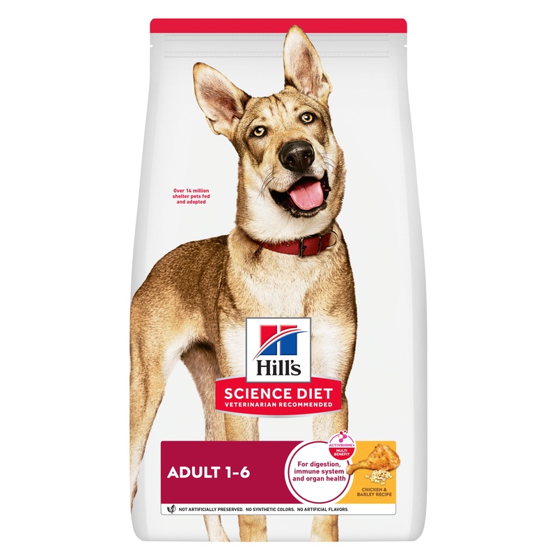 Hill’s Science Diet Adult Chicken & Barley Recipe Dry Dog Food