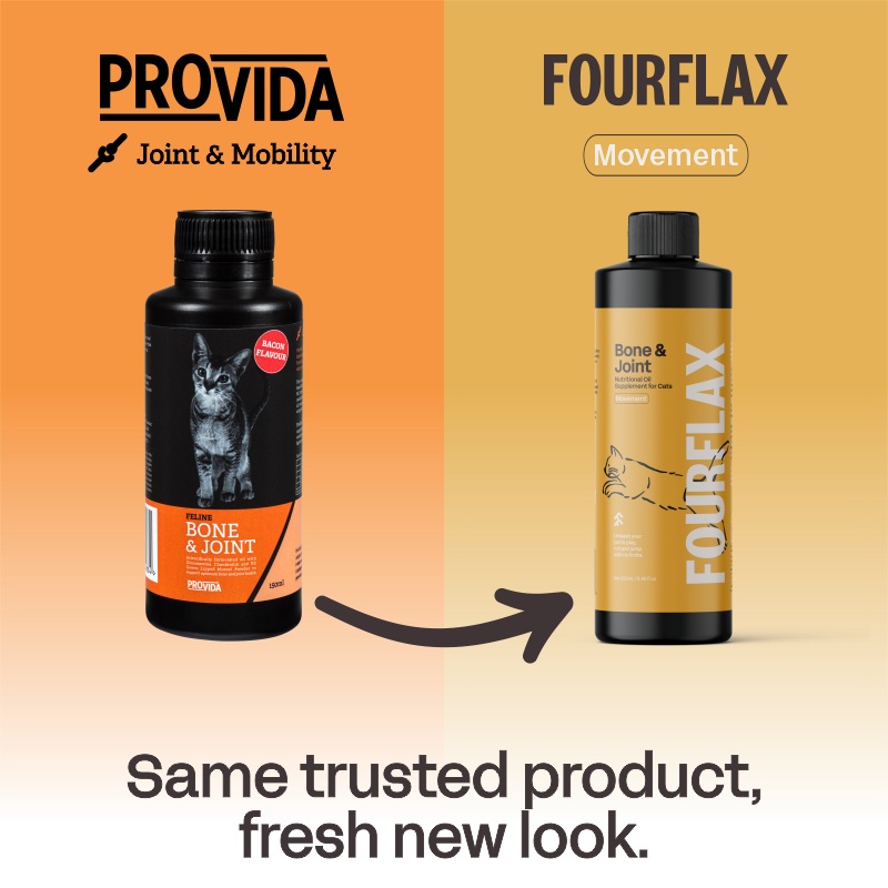 ProVida (Fourflax)  Feline Bone & Joint Oil for Cats