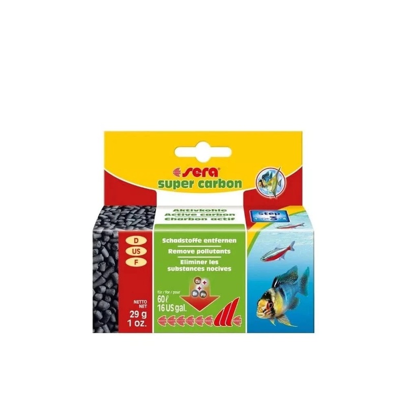 Sera upildas filtrams Super Carbon, 29 g