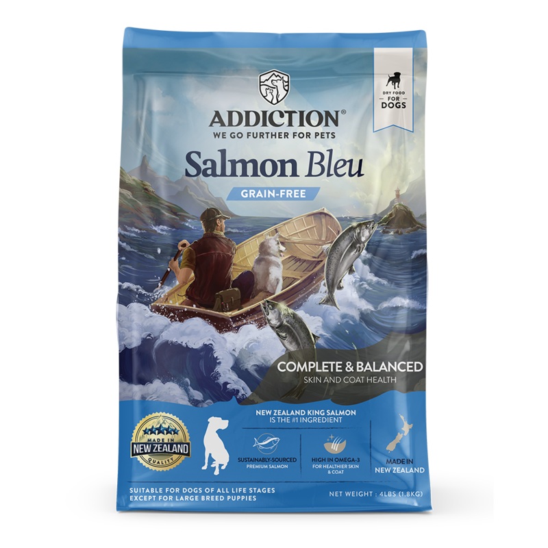 Addiction Dog Salmon Bleu 4lb