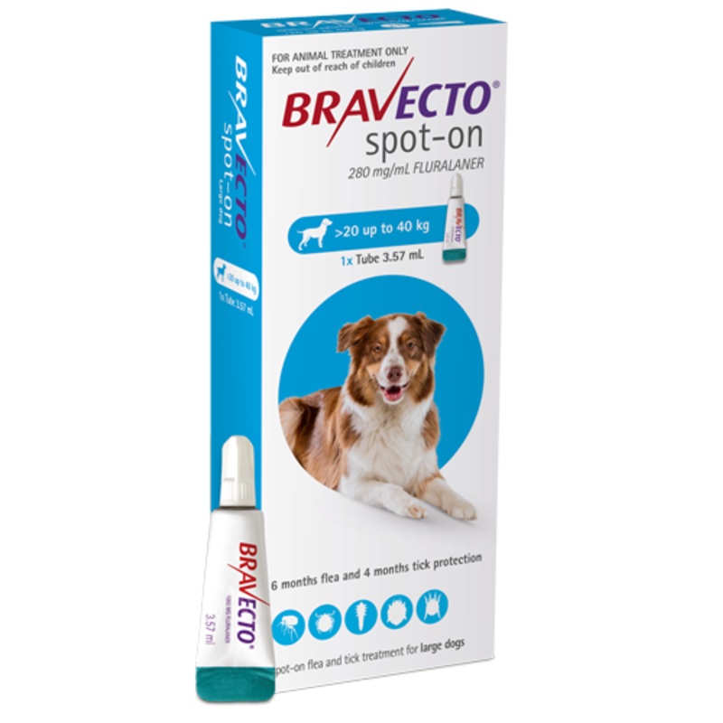 Bravecto Spot-On for Dogs Large Dogs >20 – 40kg