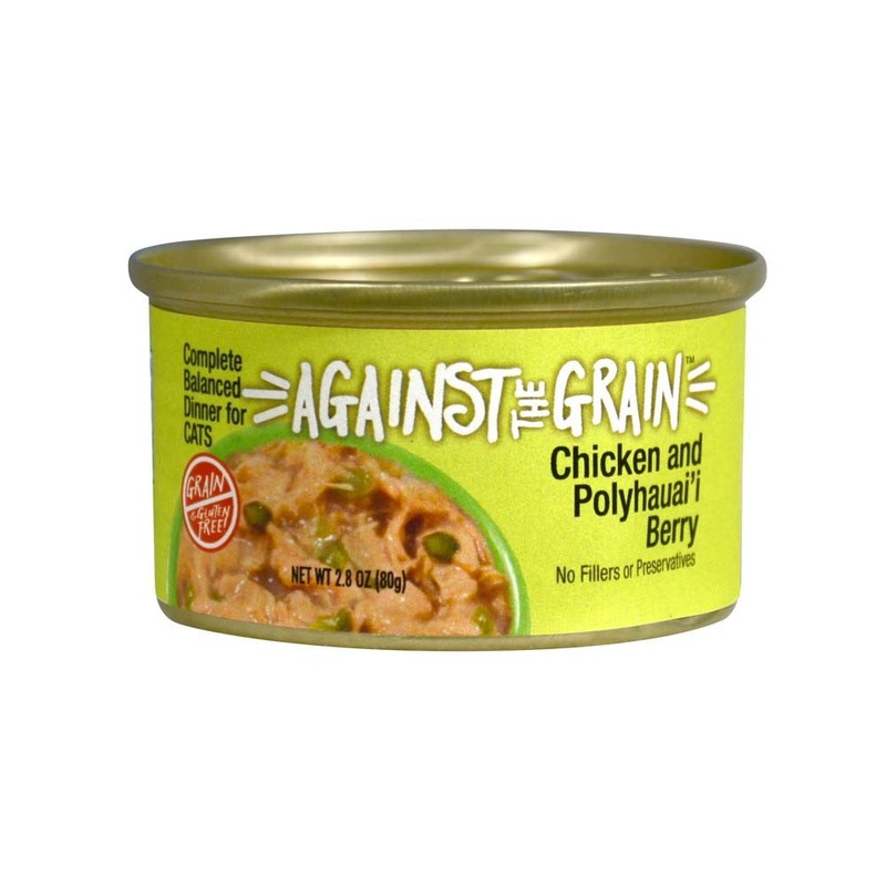 Against the Grain Chicken & Polyhauai’I Berry Dinner Wet Cat Food 2.8oz
