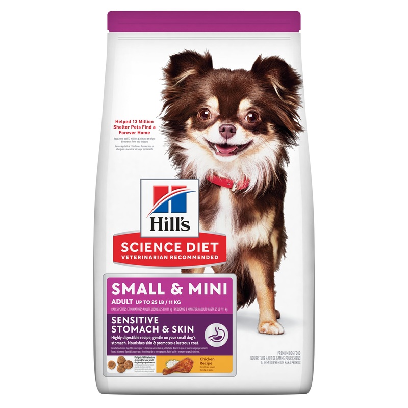 Hill’s Science Diet Adult Sensitive Stomach & Skin Small & Mini Dry Dog Food