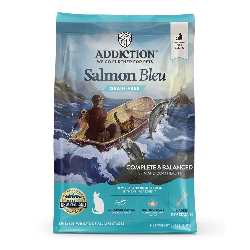 Addiction Cat Salmon Bleu 4lb