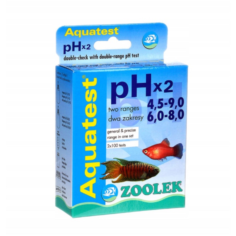 Zoolek Aquatest pH (4.5 – 9.0 and 6.0 – 8.0) 2×100 tests