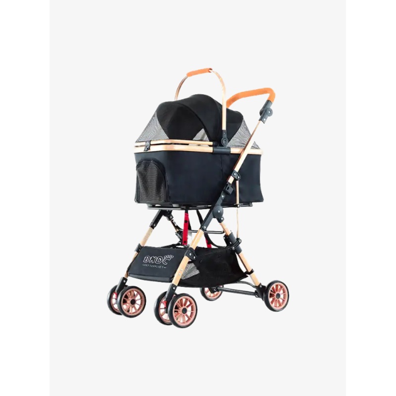 BNDC Pet Stroller 103 (Black) for Dog & Cats