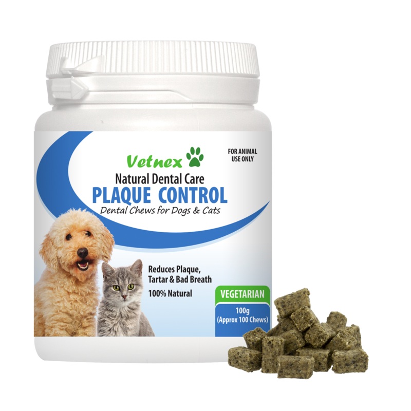 Vetnex Dental Chews Vegetarian For Dogs & Cats (100 chews)