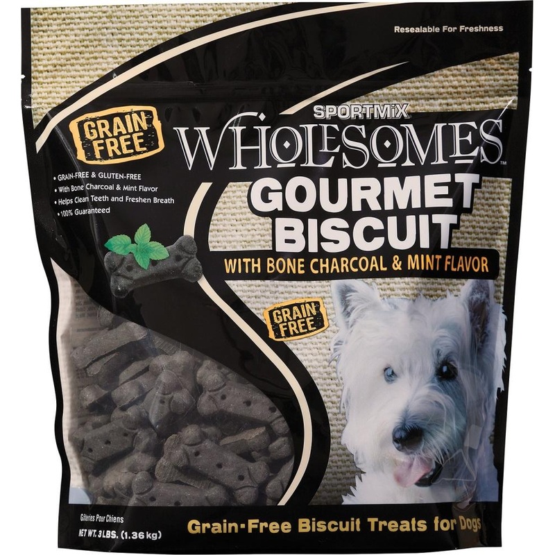 Wholesomes Gourmet Biscuits with Charcoal & Mint Flavor Grain Free Dog Treats